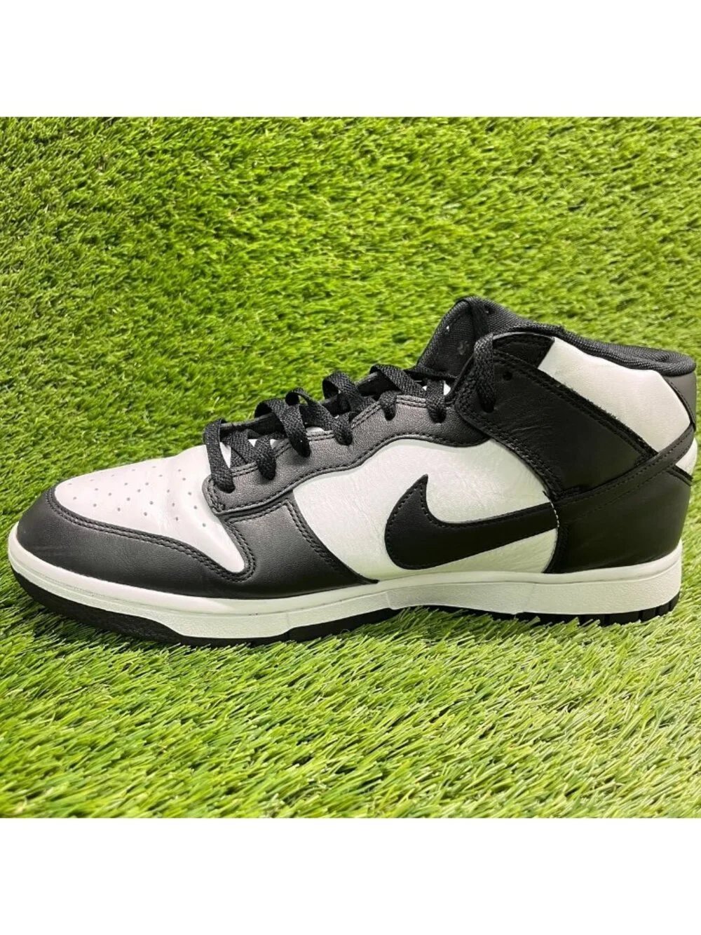 Nike Dunk Mid Panda Mens Size 13 Black White Athletic Lifestyle Shoes Sneakers